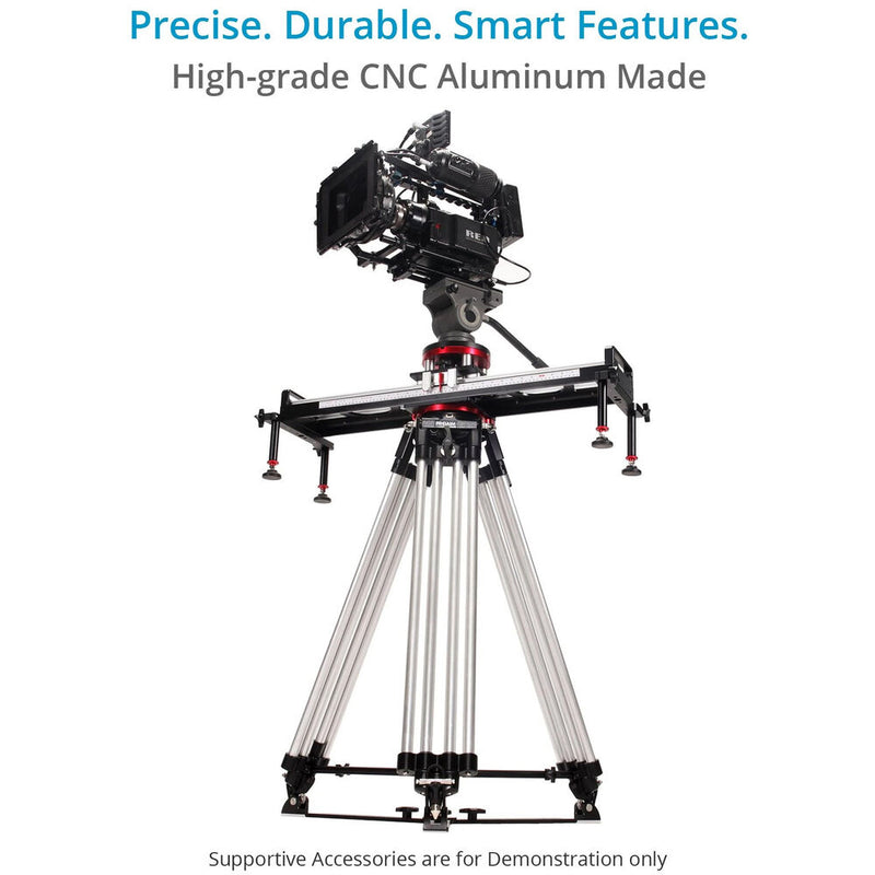 Proaim Heavy-Duty Mitchell Base Tripod Legs with Mid-Level & Ground Spreaders (Black)