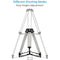 Proaim Heavy-Duty Mitchell Base Tripod Legs with Mid-Level & Ground Spreaders (Black)