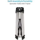Proaim Heavy-Duty Mitchell Base Tripod Legs with Mid-Level & Ground Spreaders (Black)
