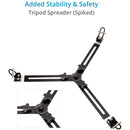 Proaim Heavy-Duty Mitchell Base Tripod Legs with Mid-Level & Ground Spreaders (Black)