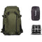 f-stop AJNA DuraDiamond 37L Travel & Adventure Photo Backpack Bundle (Cypress Green)