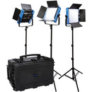 Dracast Kala Plus LED Plus LED1000 Bi Color 3-Light Kit with Travel Case