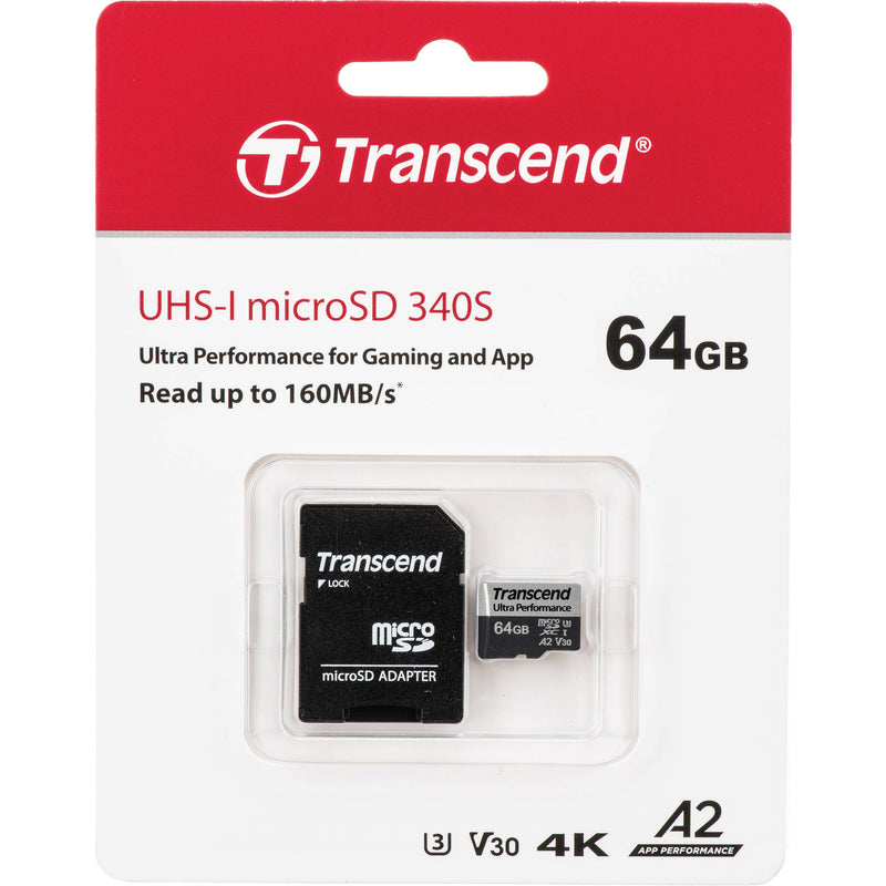 Transcend 64GB 340S UHS-I microSDXC Card