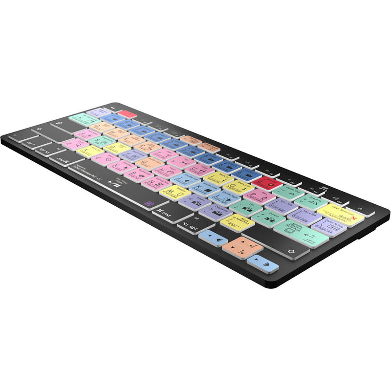 Logickeyboard Mini Bluetooth Keyboard for Premiere Pro CC (Mac, US English)