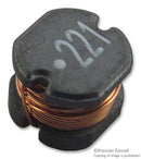 WURTH ELEKTRONIK 744774222 Surface Mount Power Inductor, WE-PD2 Series, 220 &micro;H, 420 mA, 470 mA, Unshielded, 1.57 ohm