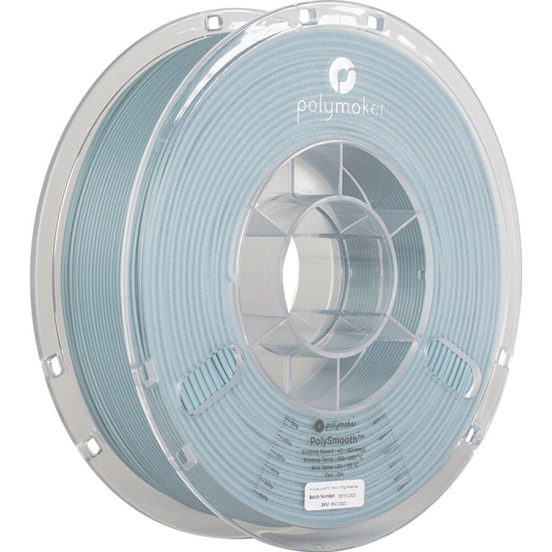 Polymaker PolySmooth 3D Printing Filament 1.65 lb (1.75mm Diameter, Slate Gray)