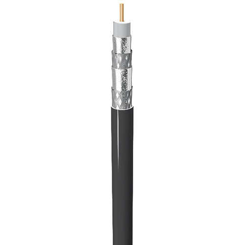 Belden Series 6 18AWG DBS RG6 Cable (1000', Black)