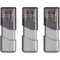 PNY Technologies 64GB Turbo Attach&eacute; 3 USB 3.0 Flash Drive (3-Pack,&nbsp;Gray)
