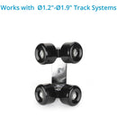 Proaim Quad Super Dolly Track Wheel Set