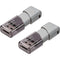 PNY Technologies 128GB Turbo Attach&eacute; 3 USB 3.0 Flash Drive (2-Pack,&nbsp;Gray)