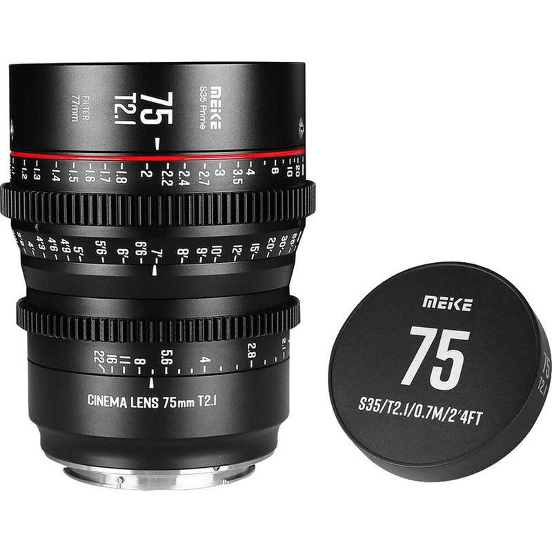 Meike 75mm T2.1 Super35 Prime Cine Lens (PL Mount)