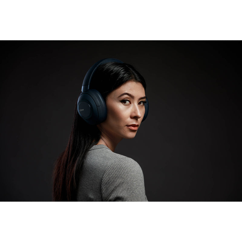 Cleer Alpha Noise-Canceling Wireless Over-Hear Headphones (Midnight Blue)