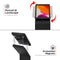 CTA Digital Locking Floor Stand for Select 10.2 to 10.9" iPads (Black)