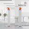 CTA Digital Locking Floor Stand for Select 10.2 to 10.9" iPads (White)