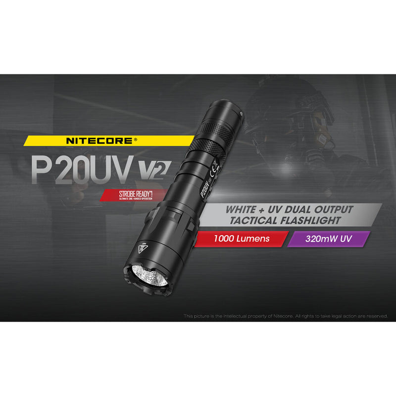 Nitecore P20UV v2 Tactical LED Flashlight