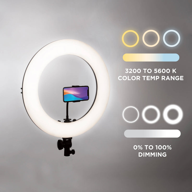 Angler Bi-Color LED Ring Light Kit (18")