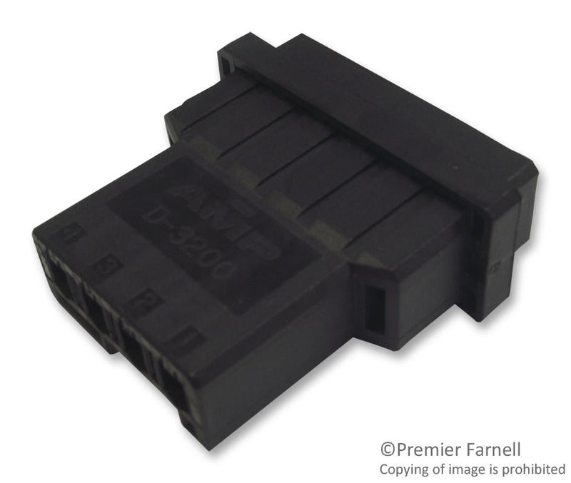 AMP - TE Connectivity 1-179552-2 1-179552-2 Connector Housing Dynamic D-3200S Plug 2 Ways 5.08 mm D-3000 Series Pin Contacts