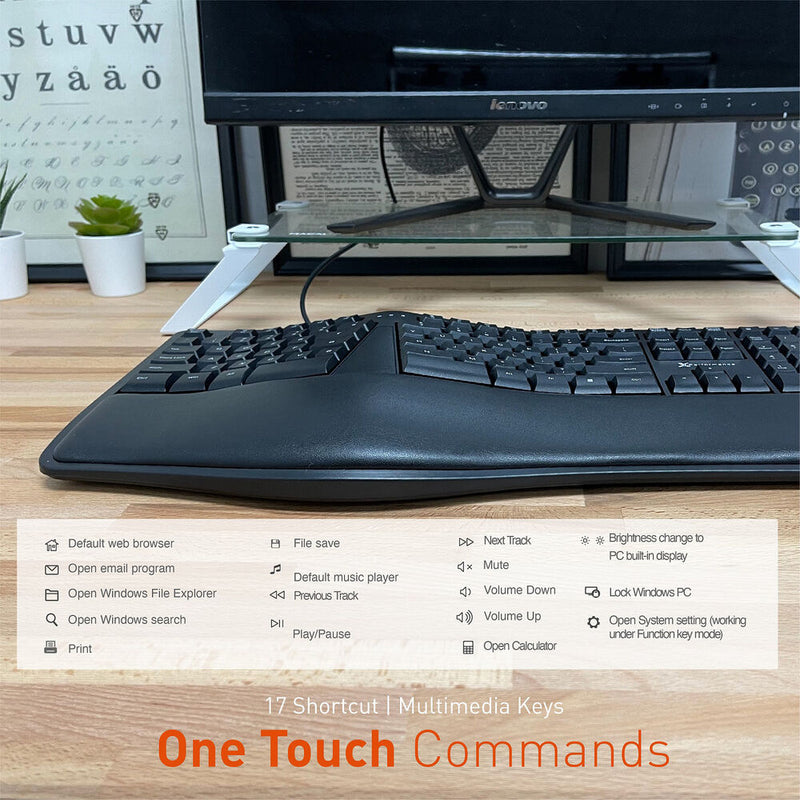 X9 Performance Split Ergonomic Keyboard with Palm Rest