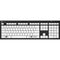 Logickeyboard Nero Slimline 6-Dot Braille Wired Keyboard (Windows, US English)