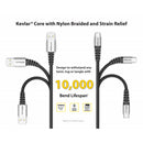 EZQuest DuraGuard USB Type-A to Type-C Cable (7.2')