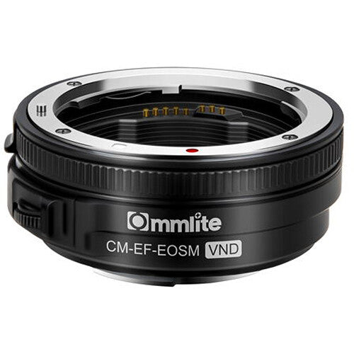 Commlite Electronic Autofocus Lens Mount Adapter for Canon EF-Mount Lens to EF-M-Mount Camera with Variable ND