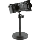 K&M Desktop Camera Stand (Round Base, Black)