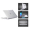 TechProtectus Hard-Shell Case with Keyboard Cover and Screen Protector for Apple 13" MacBook Pro M1/M2 (Crystal Clear)