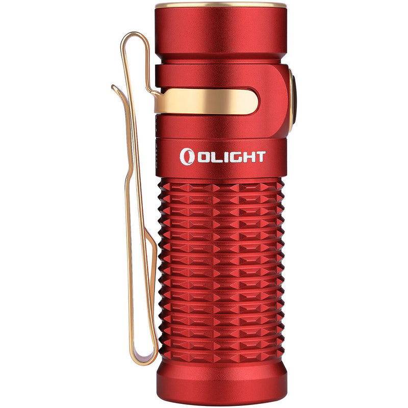 Olight Baton 3 Premium Edition LED Flashlight (Red)