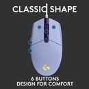 Logitech G G203 Lightsync Mouse Lilac