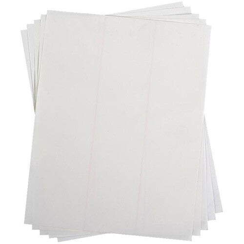 Silhouette Printable Heat Transfer Material for Light Fabrics (8.5 x 11", 5 Sheets)