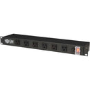 Tripp Lite 1U Rack Mount Power Strip Widely Spaced Outlet, 15 ft. (4.57 m) Cord