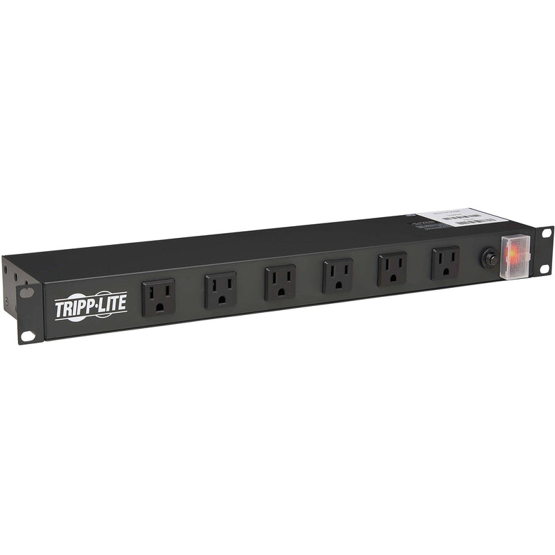 Tripp Lite 1U Rack Mount Power Strip Widely Spaced Outlet, 15 ft. (4.57 m) Cord
