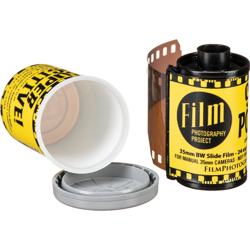 Film Photography Project Super Positive Black and White Film (35mm Roll Film, 24 Exposures)