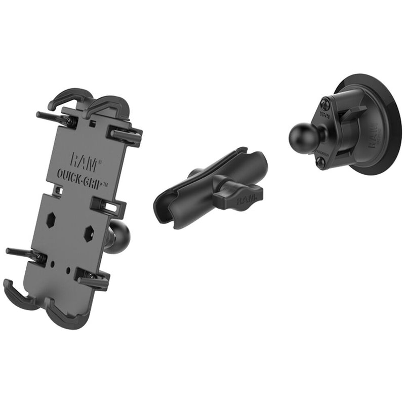 RAM MOUNTS RAM Quick-Grip XL Phone Mount with RAM Twist-Lock Suction Cup