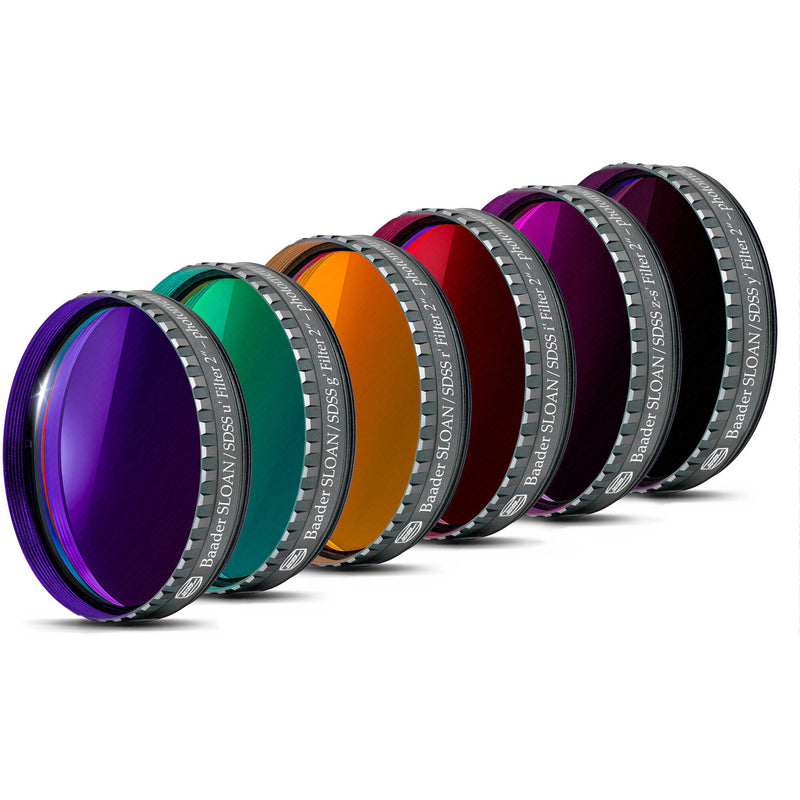 Alpine Astronomical Baader SLOAN/SDSS ugriz' Filterset (2" Eyepiece Filter)