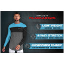 Kondor Blue Long Sleeve TriColor Lens Cleaning T-Shirt (XL)