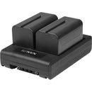 Nanlite 15V Dual NP-F Battery Adapter with V-Mount