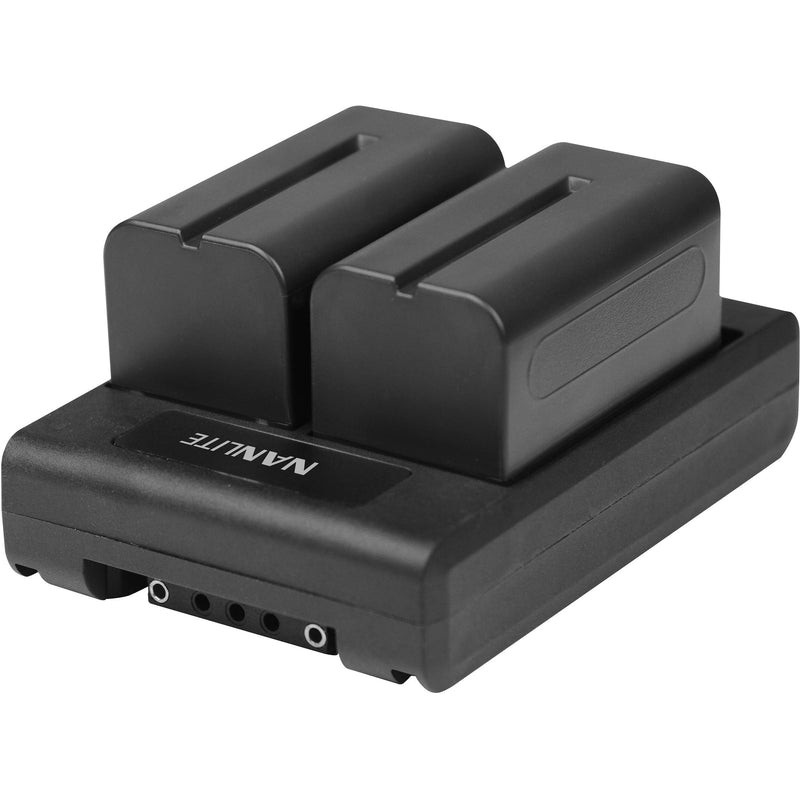 Nanlite 15V Dual NP-F Battery Adapter with V-Mount