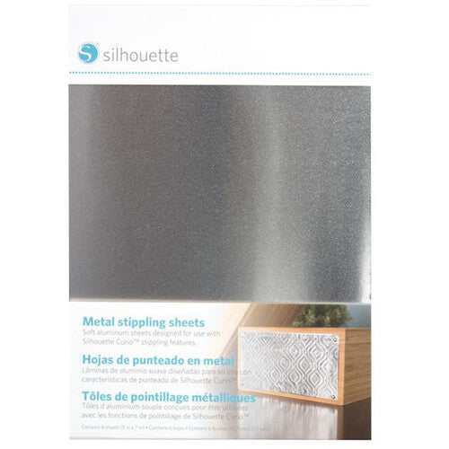 Silhouette Metal Stippling Sheets (7 x 5", 6 Sheets)