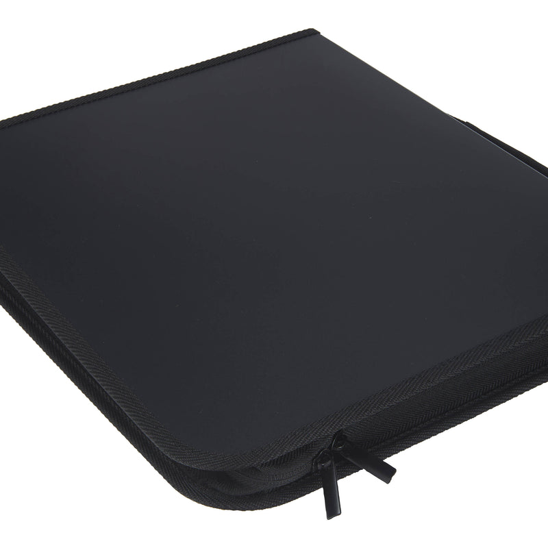 Itoya ProFolio Zipper Binder (Black, 8.5 x 11")