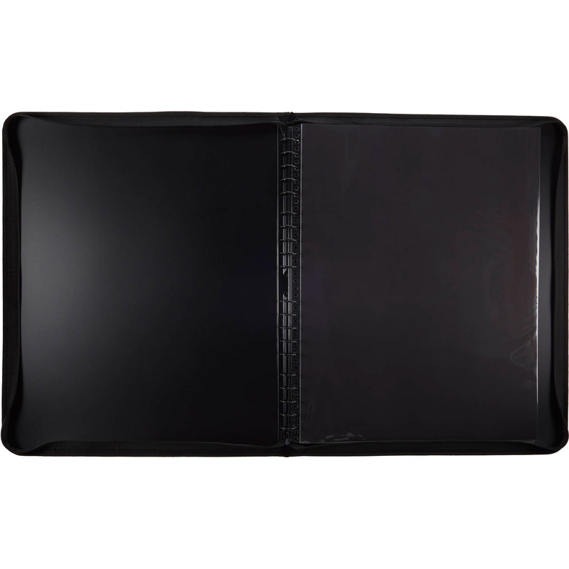 Itoya ProFolio Zipper Binder (Black, 18 x 24")