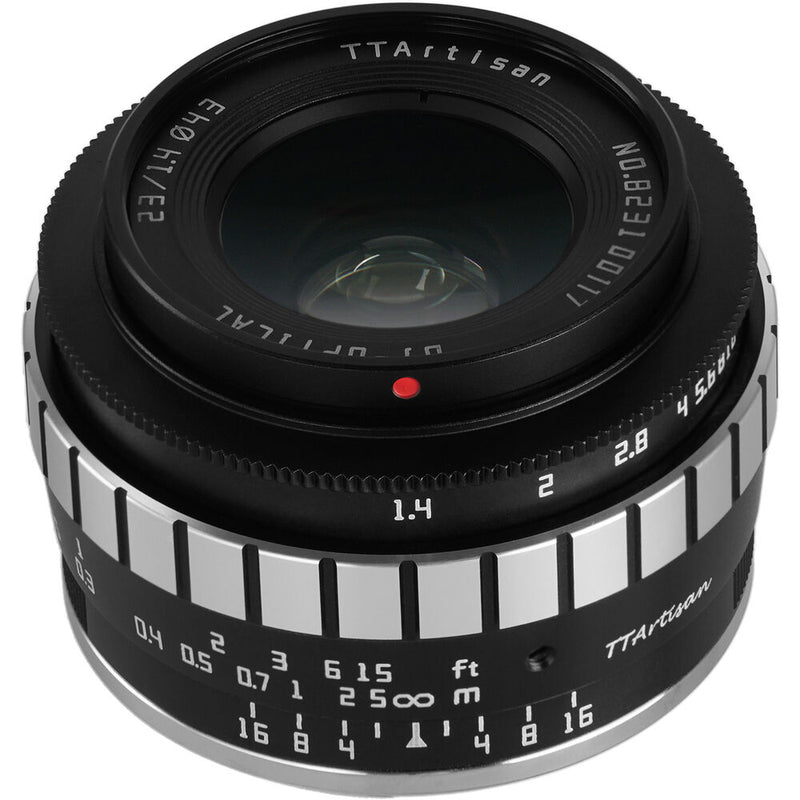 TTArtisan 23mm f/1.4 Lens for FUJIFILM X (Black & Silver)