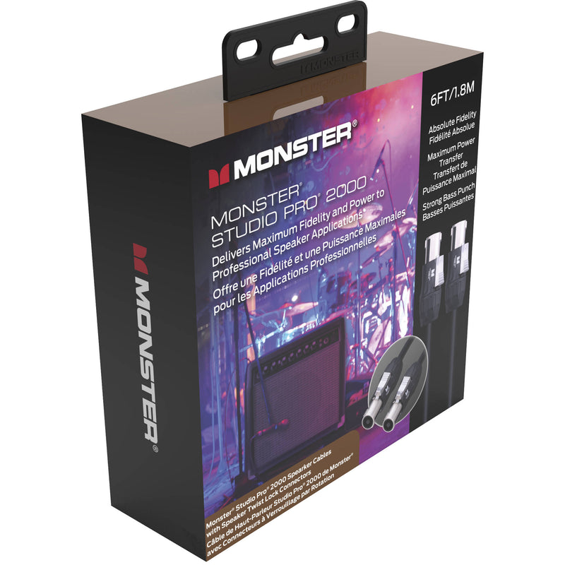 Monster Cable Prolink Studio Pro 2000 Series speakON to speakON Speaker Cable (6')