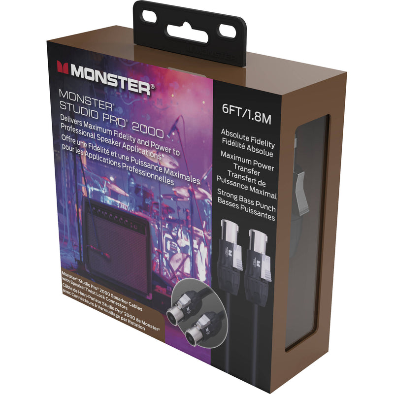 Monster Cable Prolink Studio Pro 2000 Series speakON to speakON Speaker Cable (6')