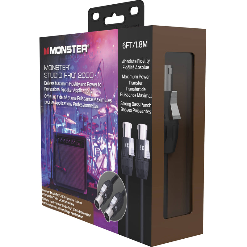Monster Cable Prolink Studio Pro 2000 Series speakON to speakON Speaker Cable (6')