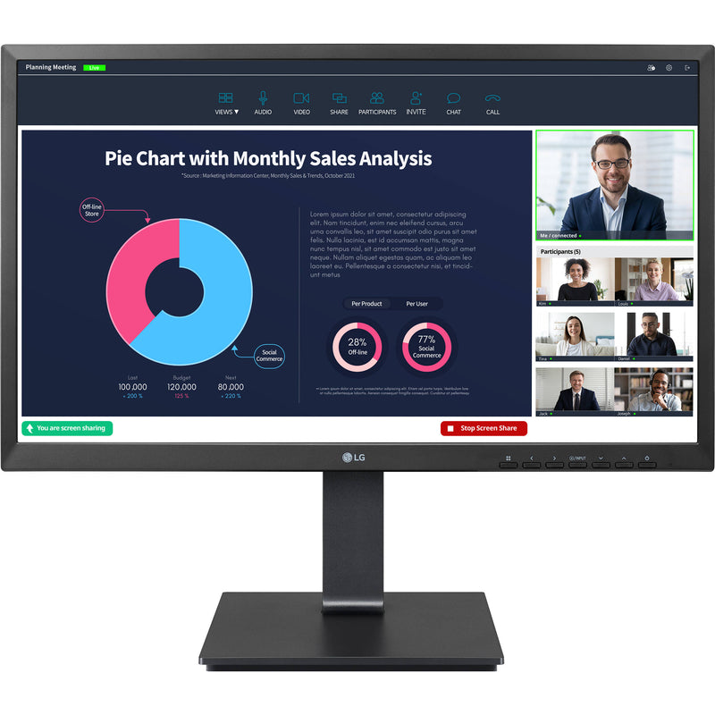 LG 24" Fhd Lcd Ips Monitor