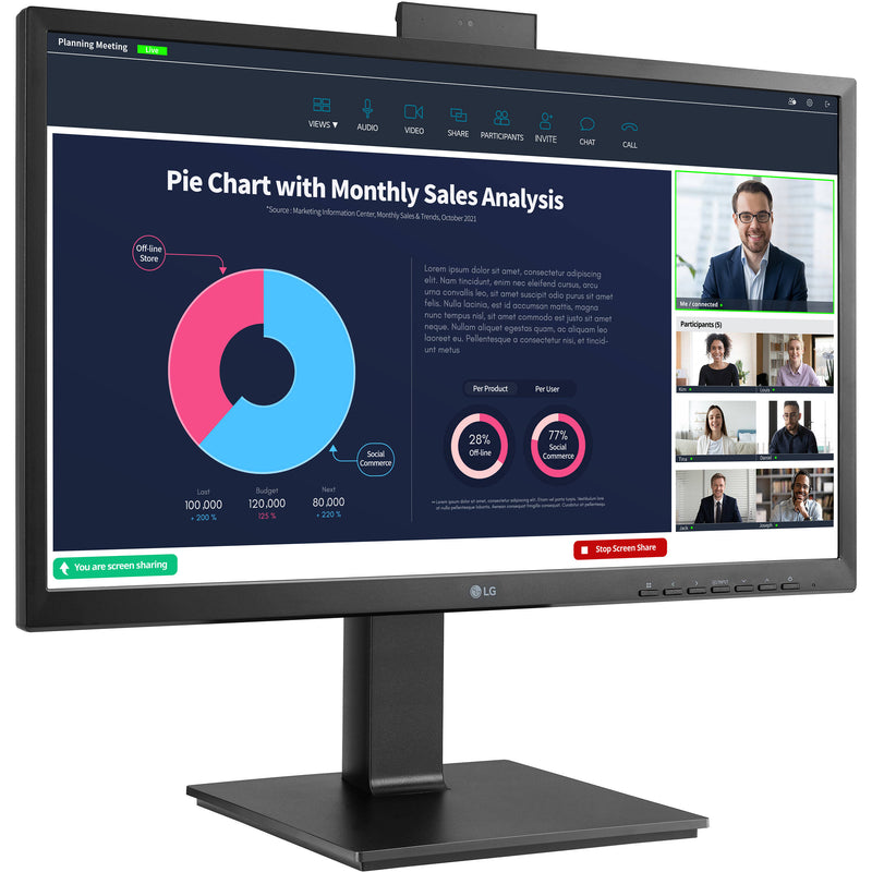 LG 24" Fhd Lcd Ips Monitor