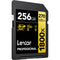 Lexar 256GB Professional 1800x UHS-II SDXC Memory Card (GOLD Series, 2-Pack)