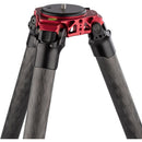 ProMediaGear TR424L Pro-Stix Carbon-Fiber Tripod with Top Plate (Red, 77")