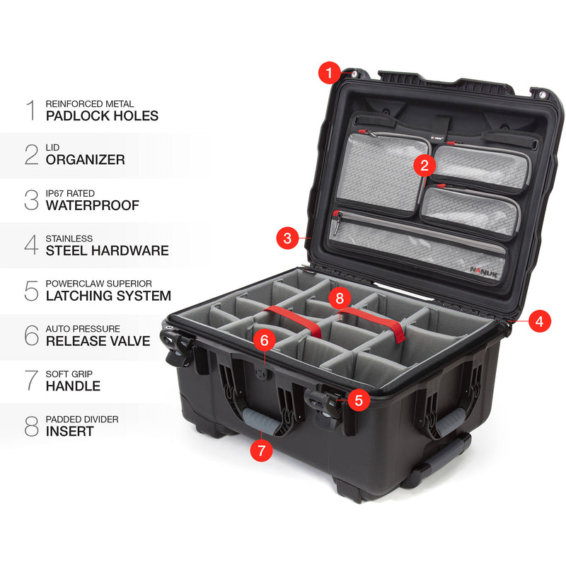 Nanuk 950 Pro Photo Camera Case (Black)